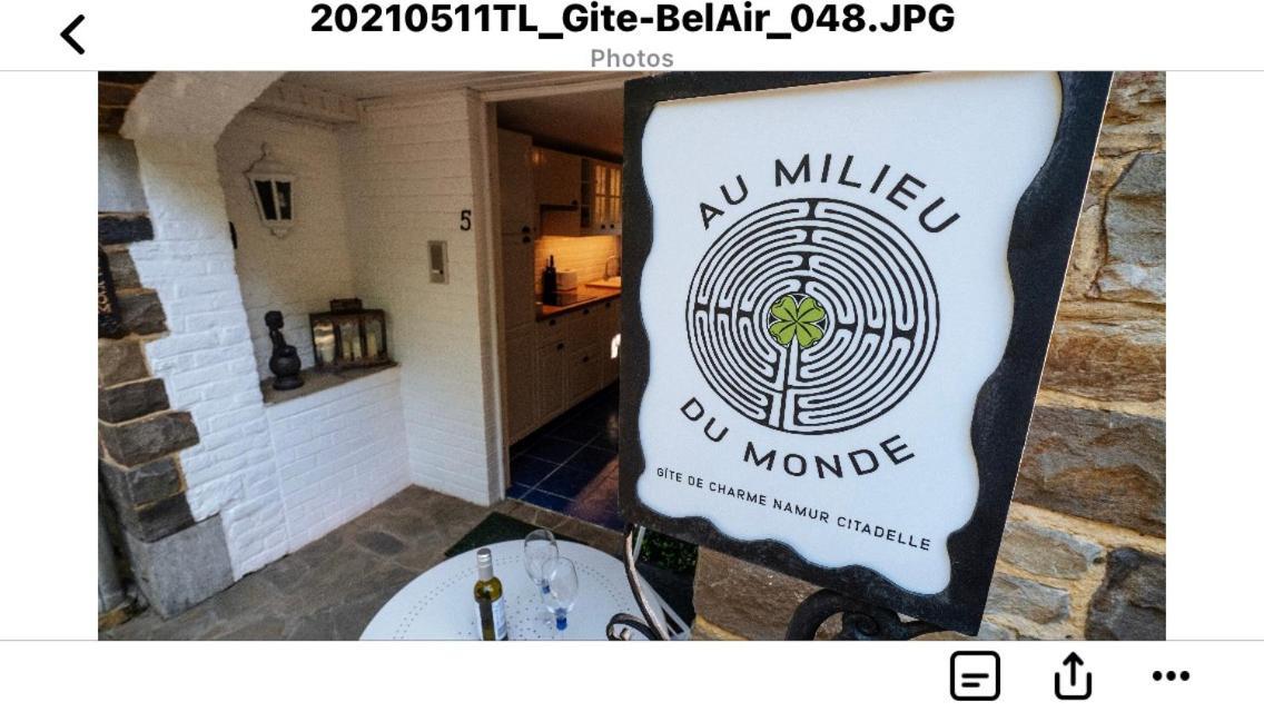 Gite De Charme Au Milieu Du Monde Namur Bagian luar foto